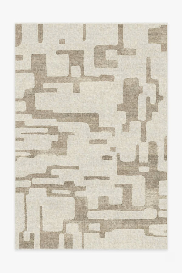 Holme Ivory & Natural Rug | Ruggable