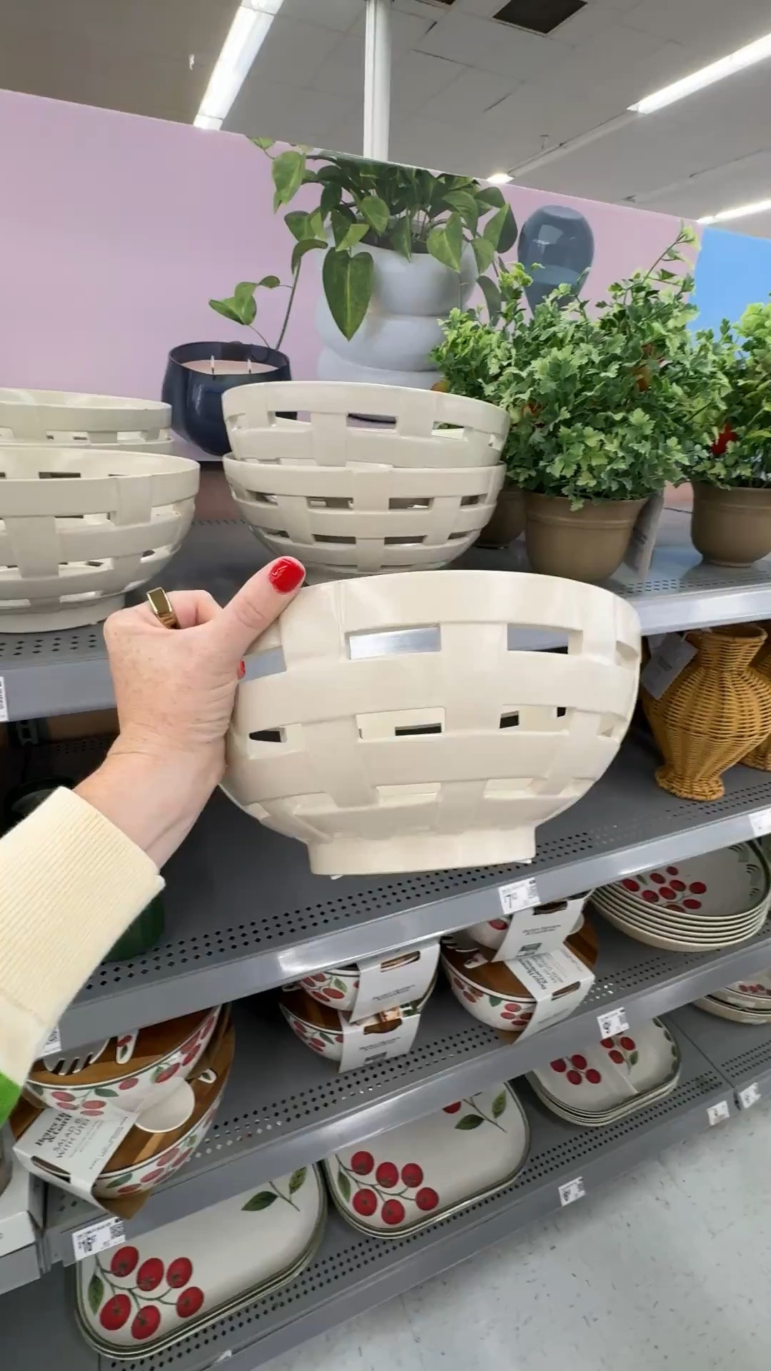 Love this woven basket look bowl for serving and hosting this summer!

#LTKHome