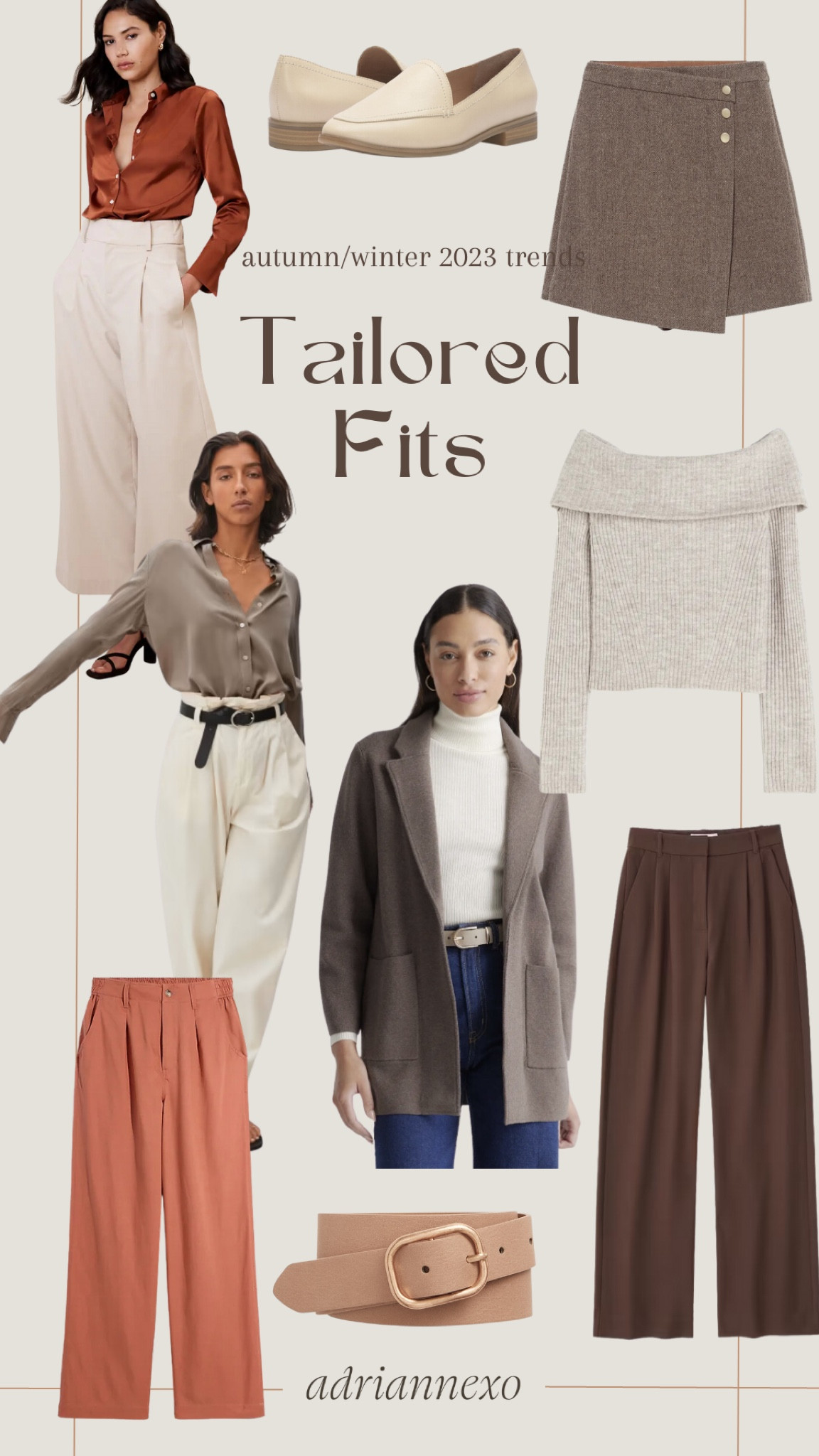 Autumn/winter 3023 trend casting! I’m most excited for this one. Tailored fits! 🤎

#LTKFind #LTKunder50 #LTKSeasonal