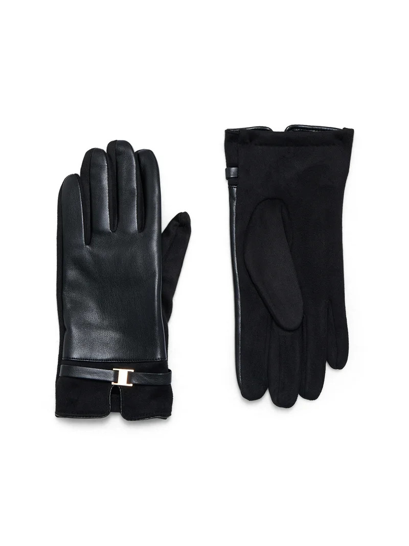 Time and Tru Mixed Media Gloves | Walmart (US)