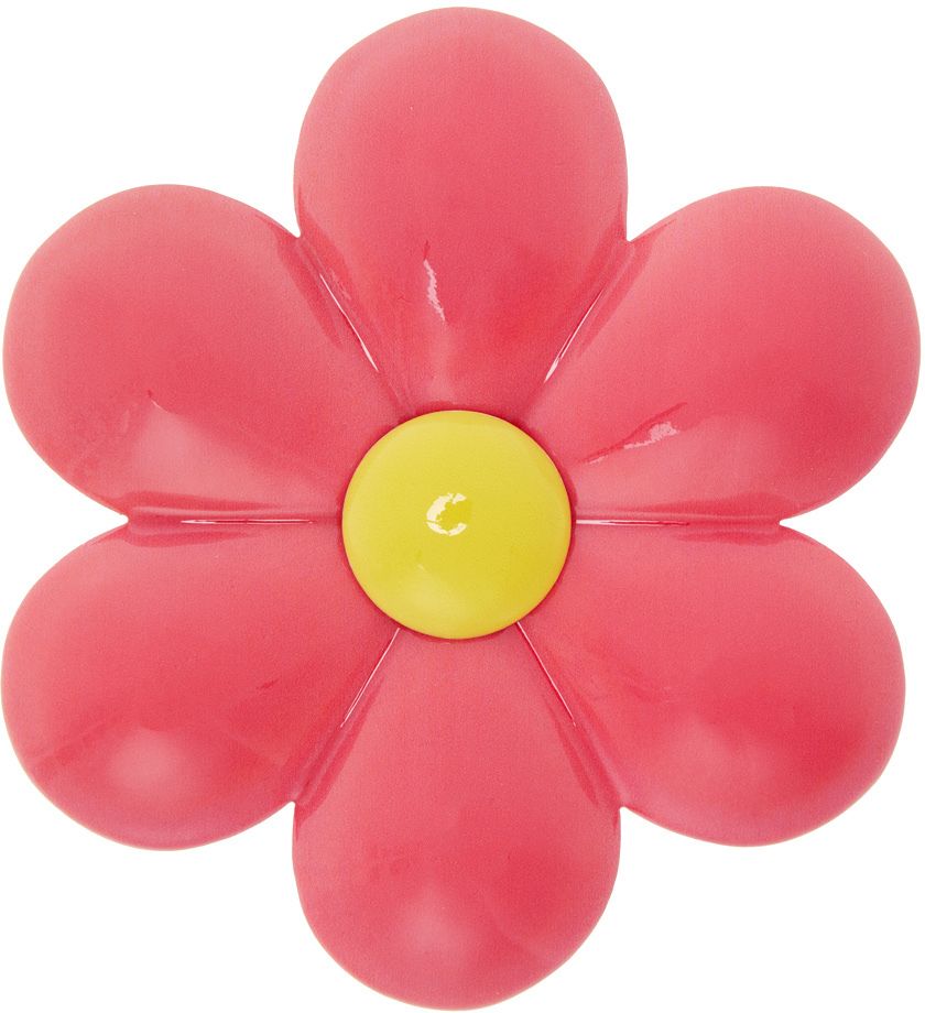 Pink & Yellow Medium Flower Brooch | SSENSE