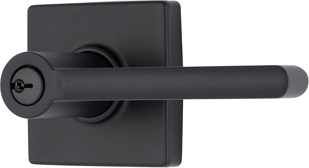 BRINKS – Contemporary Keyed Entry Door Lever, Matte Black - Designed for Sleek and Modern Homes... | Amazon (CA)