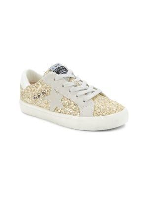 Girl’s Bailey Glitter Sneakers | Saks Fifth Avenue OFF 5TH