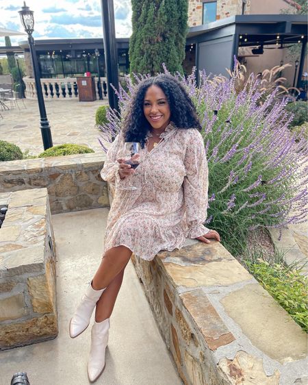 Drinking wine is so much better in the fall and winter. Still obsessing over this outfit I wore to Grape Creek winery this weekend. My dress is a large in the shoes are an 8! 🍷🤍

#LTKstyletip #LTKunder100 #LTKSeasonal
