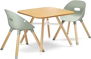 Lalo The Play Kit, Kids Table and Chairs Set with Sustainably Sourced Wood Kids Table & Set of 2 ... | Amazon (US)
