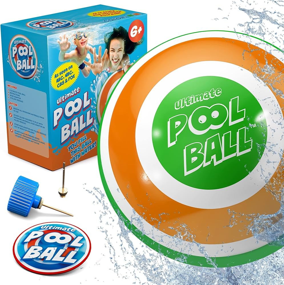 The Ultimate Pool Ball - You Fill This Ball with Water to Play Underwater Games - Dribble Off The... | Amazon (US)