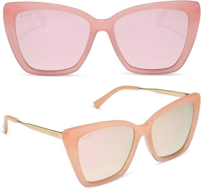 DIFF Becky II Designer Oversized Cat Eye Sunglasses for Women UV400 Protection       
        
  ... | Amazon (US)
