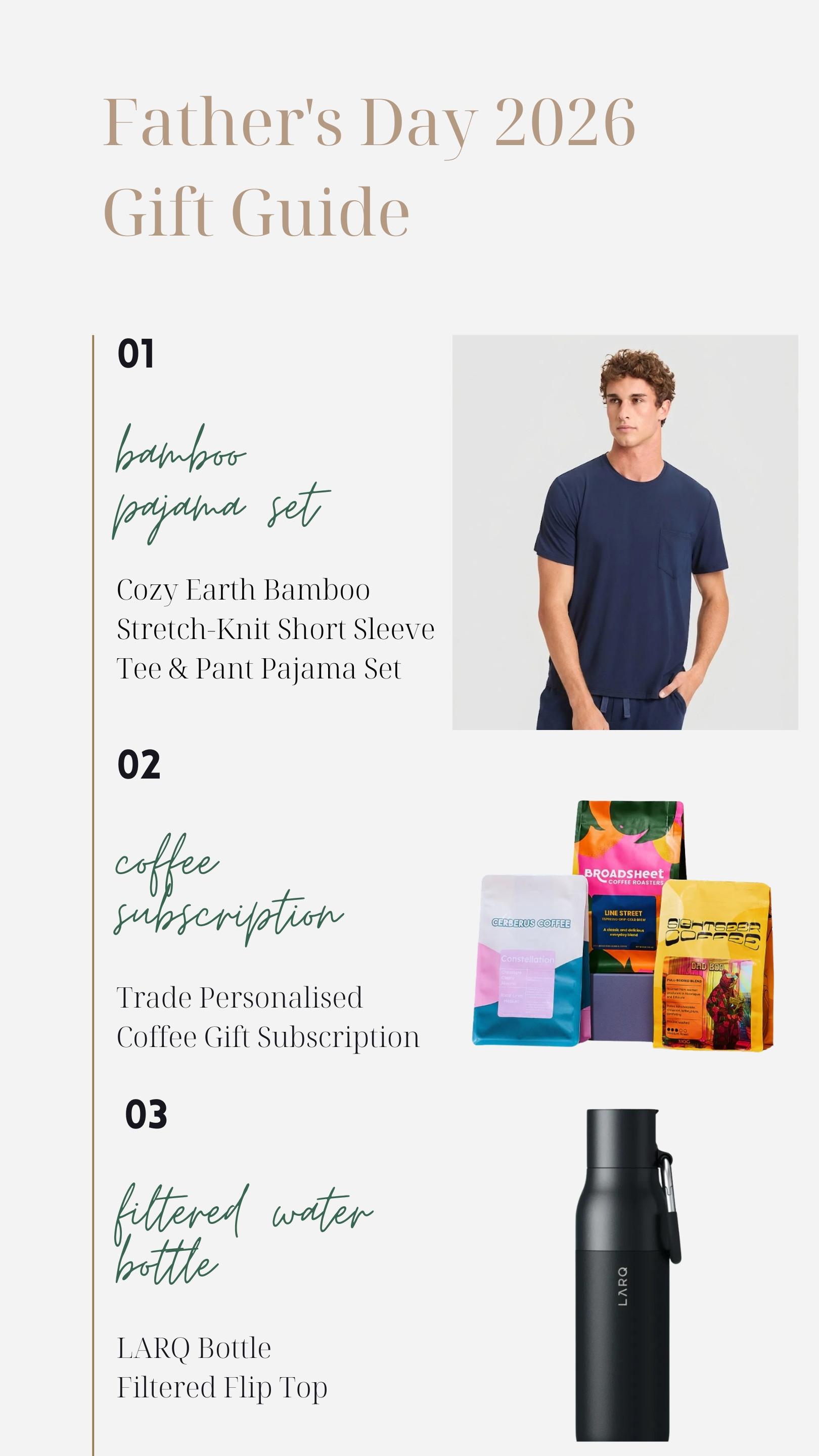 Still looking for the perfect Father's Day gift? Start here.

From a coffee subscription he'll look forward to every month to comfortable bamboo pajamas, On sneakers, personalized sports memorabilia, travel accessories, and everyday upgrades he'll use long after Father's Day, these are gifts that feel thoughtful without feeling predictable!

#GiftsForDad #FathersDayGiftGuide #LTKGiftGuide #LTKFinds #PersonalizedGifts #GiftGuideForHim #FathersDayShopping 

 #LTKSeasonal #LTKMens