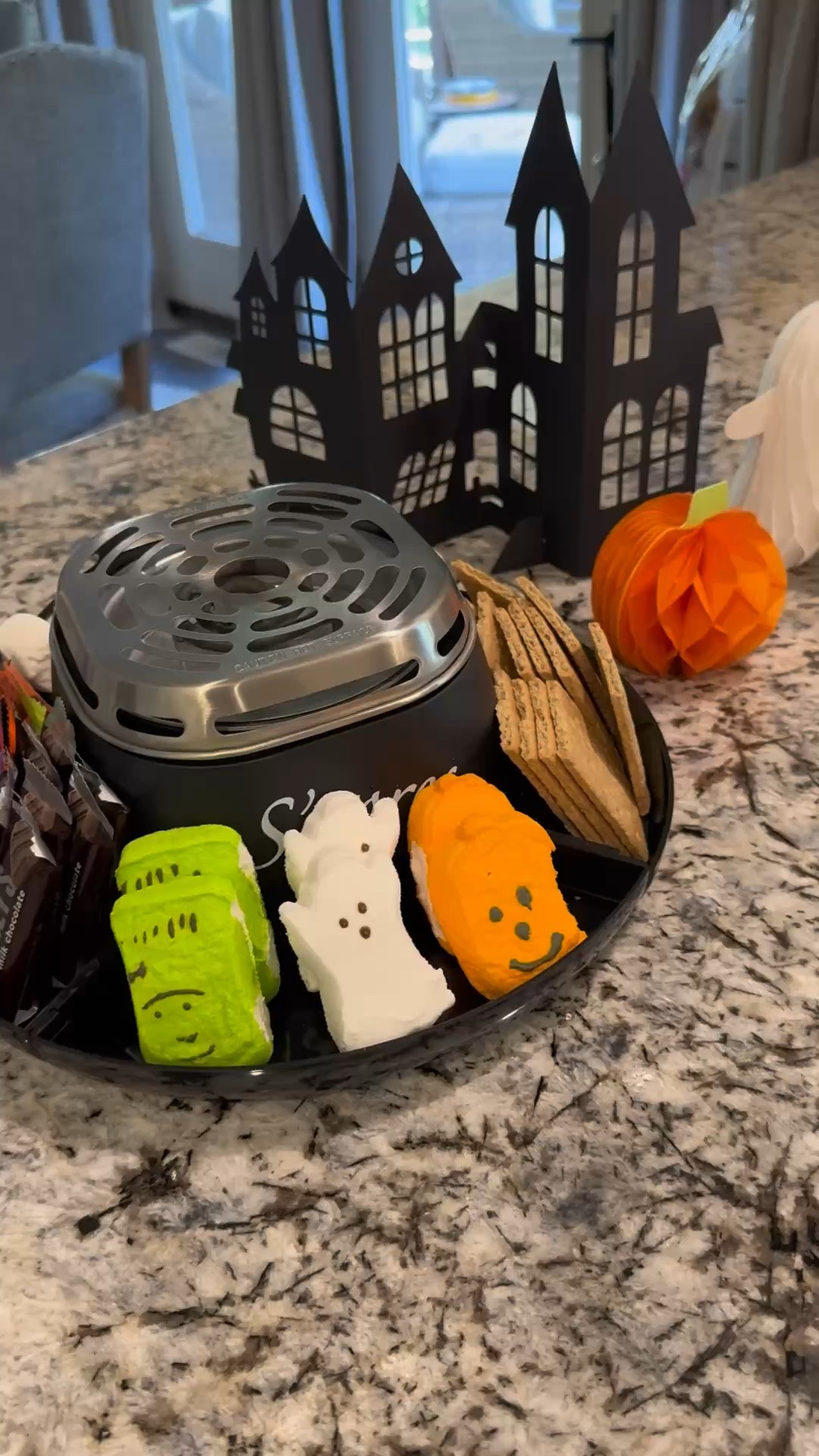This Amazon s’mores maker is such a fun find for family nights, sleepovers and parties! It has a flameless electric heater for roasting marshmallows right at the table, plus compartments for all your s’mores fixings. We gave ours a Halloween twist and used our favorite Halloween candy instead of regular chocolate for Spooky S’mores!

#LTKSeasonal #LTKHome #LTKKids