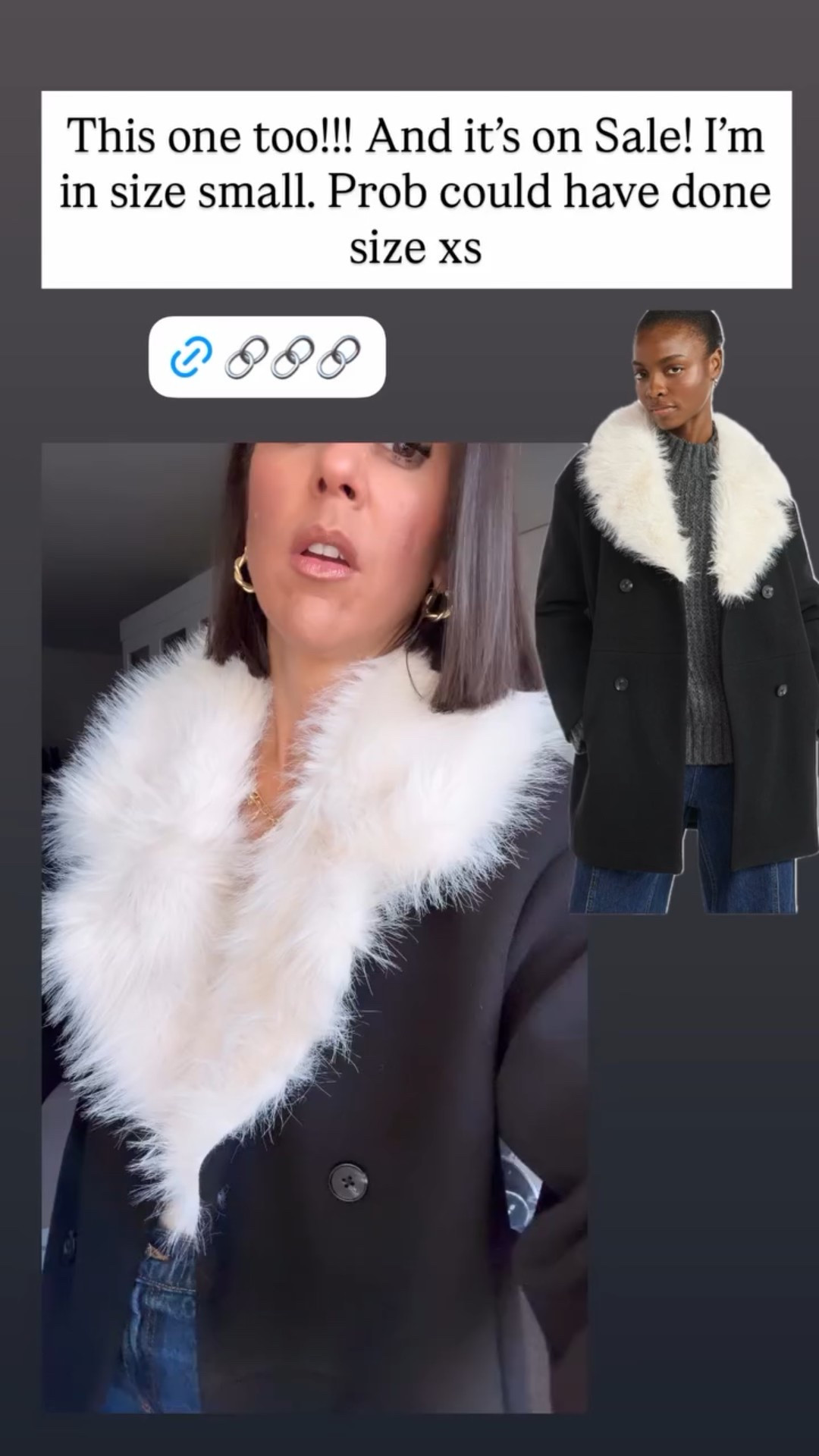 This one too!!! And it’s on Sale! I’m in size small. Prob could have done size xs