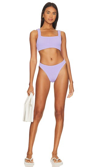 Hunza G Xandra Bikini Set in Lavender. | Revolve Clothing (Global)