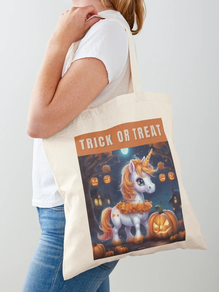 Halloween Unicorn - Trick or Treat Tote Bag | Redbubble (US)