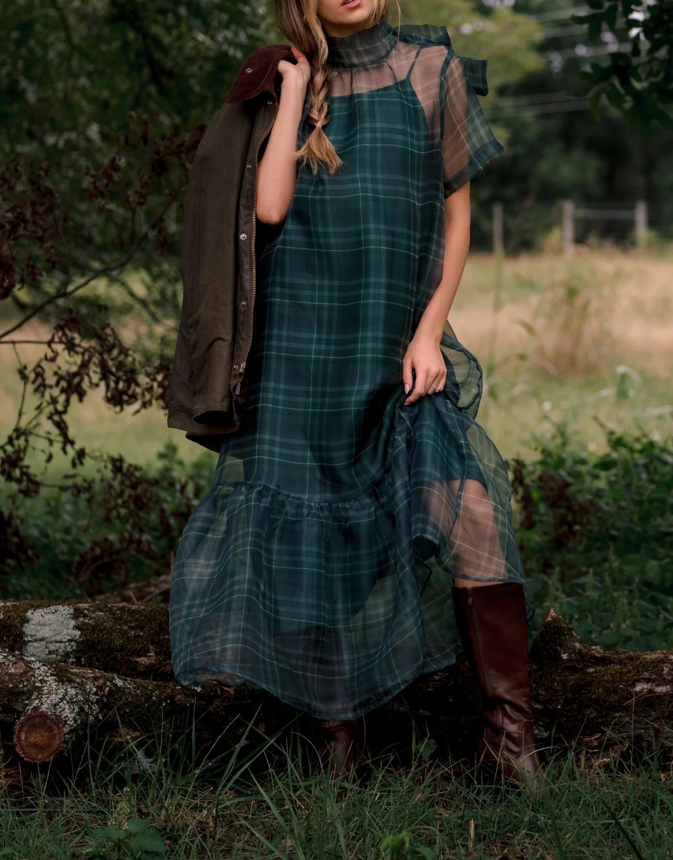 A refined take on classic seasonal dressing. 🍂 The TOAST TO TRADITION Emerald Green Plaid Tie Neck Maxi Dress combines a timeless plaid pattern with a rich emerald hue and feminine tie-neck detail, creating an elegant silhouette for autumn gatherings and festive occasions. Under $80.

Ideas

* Pair with brown suede boots for a classic autumn look
* Add a camel or chocolate-brown coat
* Style with gold jewelry and a structured handbag
* Wear with heels for Thanksgiving gatherings or holiday events
* Add a slim belt to define the waist

Keywords

* emerald green plaid dress
* green plaid maxi dress
* plaid maxi dress
* tie neck maxi dress
* green maxi dress
* plaid tie neck dress
* women’s maxi dress
* autumn plaid dress
* fall plaid dress
* fall outfits women
* autumn dresses women
* holiday dress women
* Thanksgiving outfit
* Thanksgiving dress
* Christmas dress
* maxi dresses women

#LTKootd #LTKgrwm #LTKTravel