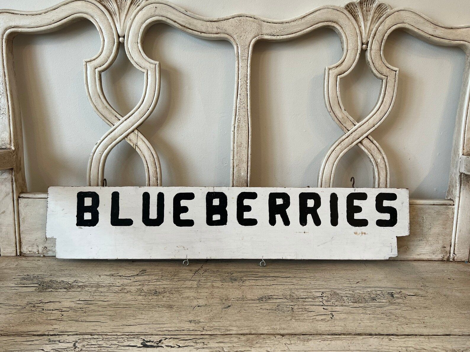 Vintage Farm Stand Sign - Blueberries - Double Sided - Authentic, Original Vintage Sign - Chippy,... | Etsy (US)