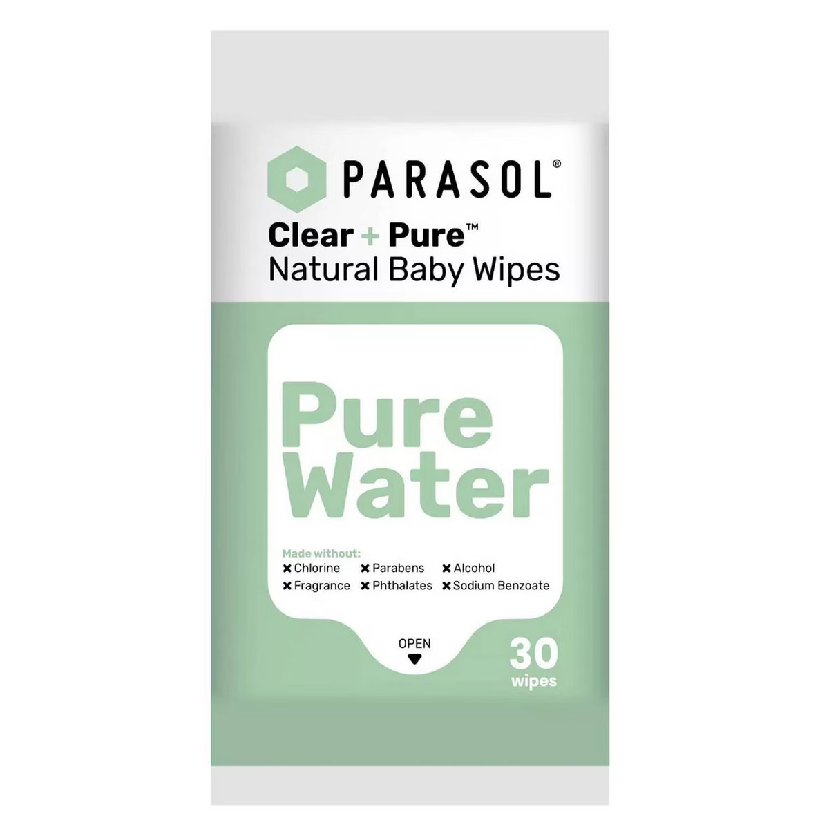Parasol Clear+Pure Natural Baby Wipes - 30ct | Target