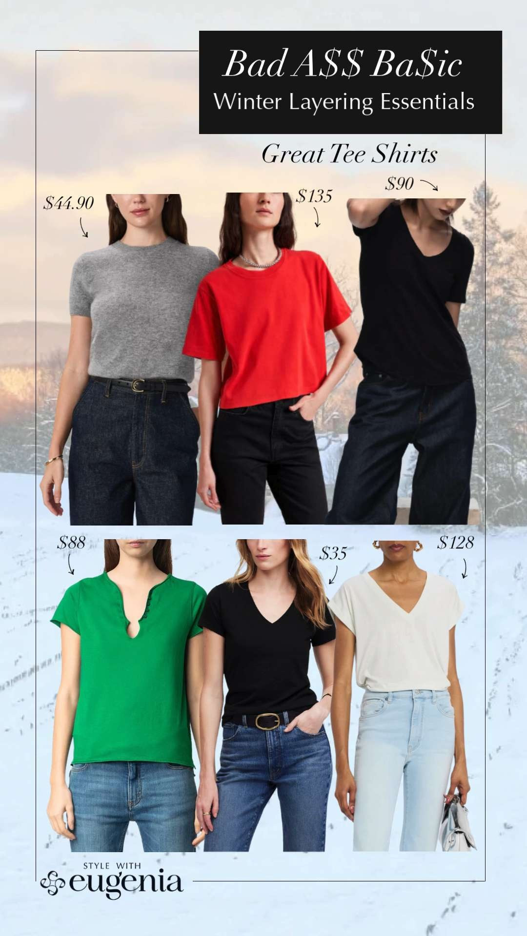 A really good tee fixes more outfits than people realize. These are the grab-and-go staples that lay flat, skim the body (not cling), and make every jacket, blazer, or cardigan look better. If you want that effortless, “she’s put together but didn’t try too hard” vibe — this is where it starts. 

 #LTKGiftGuide #LTKgrwm #LTKootd