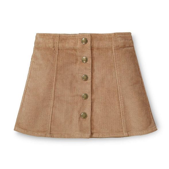 Hope & Henry Girls' A-Line Snap Front Skirt, Toddler | Target