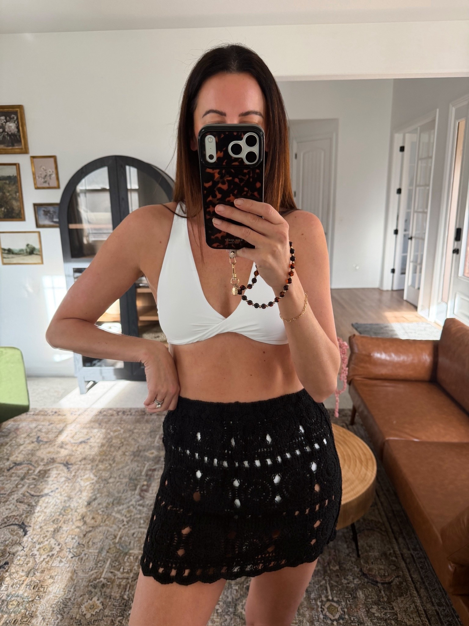 In love with this crochet swim Cover up skirt! 

#LTKSwim #LTKTall #LTKgrwm