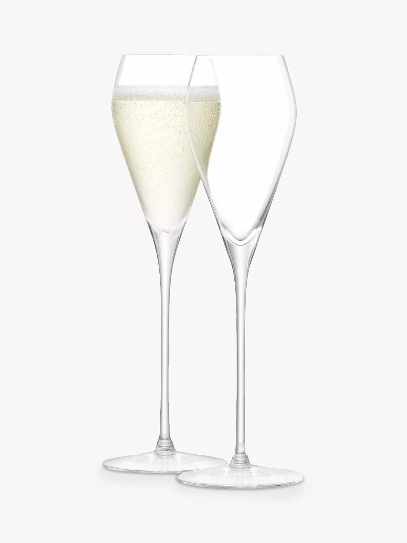 LSA InternationalWine Collection Prosecco Glass, Set of 2, 250ml, Clear | John Lewis (UK)