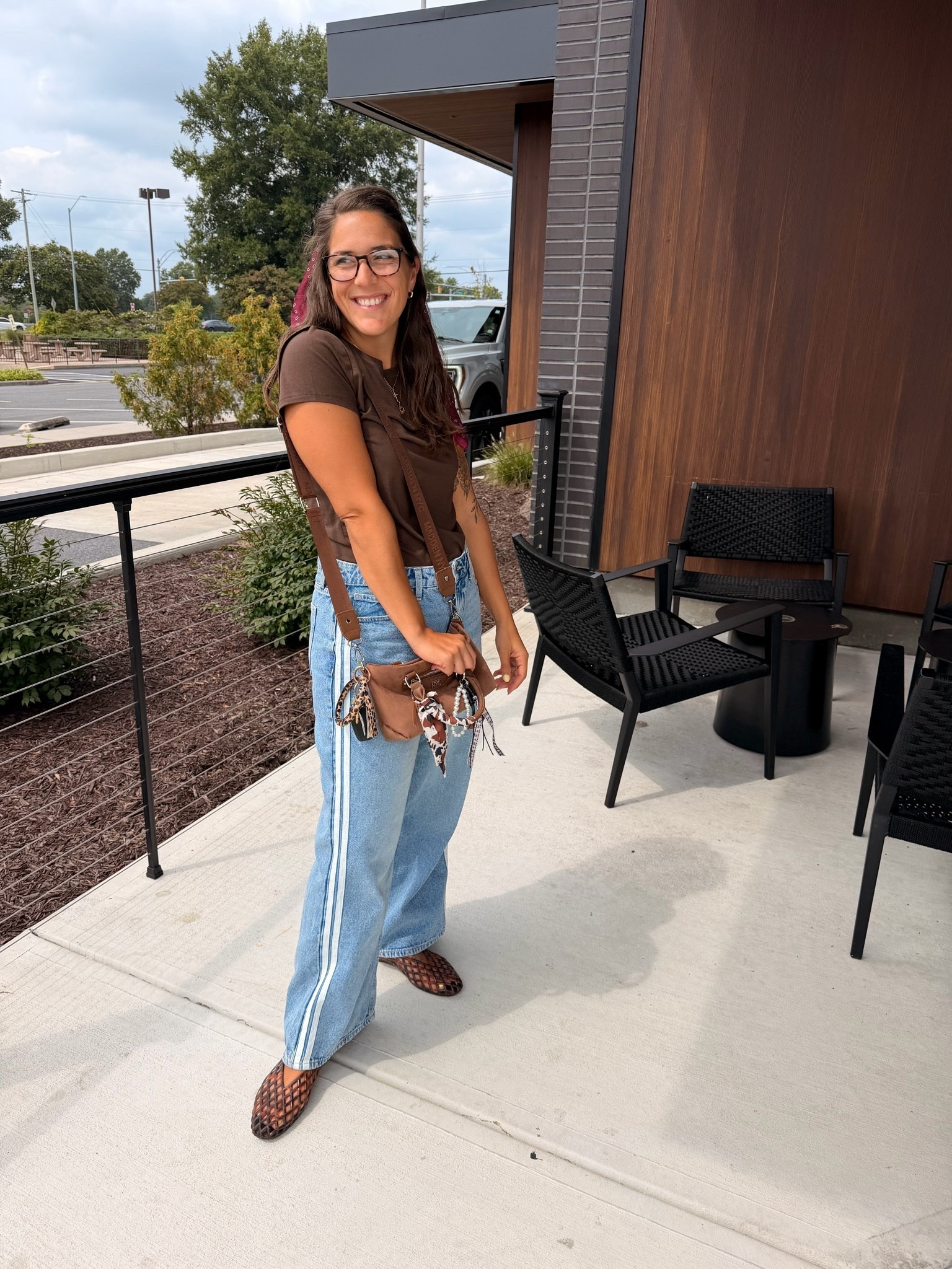 Sarah showed up to our work meeting in the cutest Walmart jeans!! Tee is Walmart and flats are Amazon! Sarah is 5’7 and everything fits tts

#LTKSaleAlert #LTKSeasonal #LTKmomlife