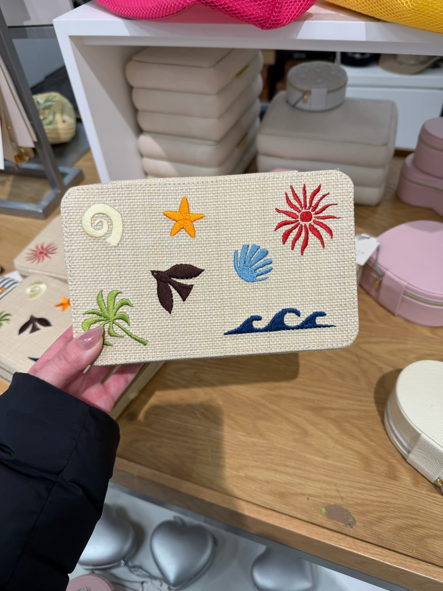 This jewelry travel case is on sale at Target and it’s sooo cute for any upcoming travel! The little embroidered details?? I’m obsessed. 
spring outfits 2026, vacation outfits beach, easter basket ideas, travel essentials, organization finds, jewelry storage, on sale, target finds, everyday essentials, packing essentials 

 #LTKootd #LTKmorningroutine #LTKBeauty