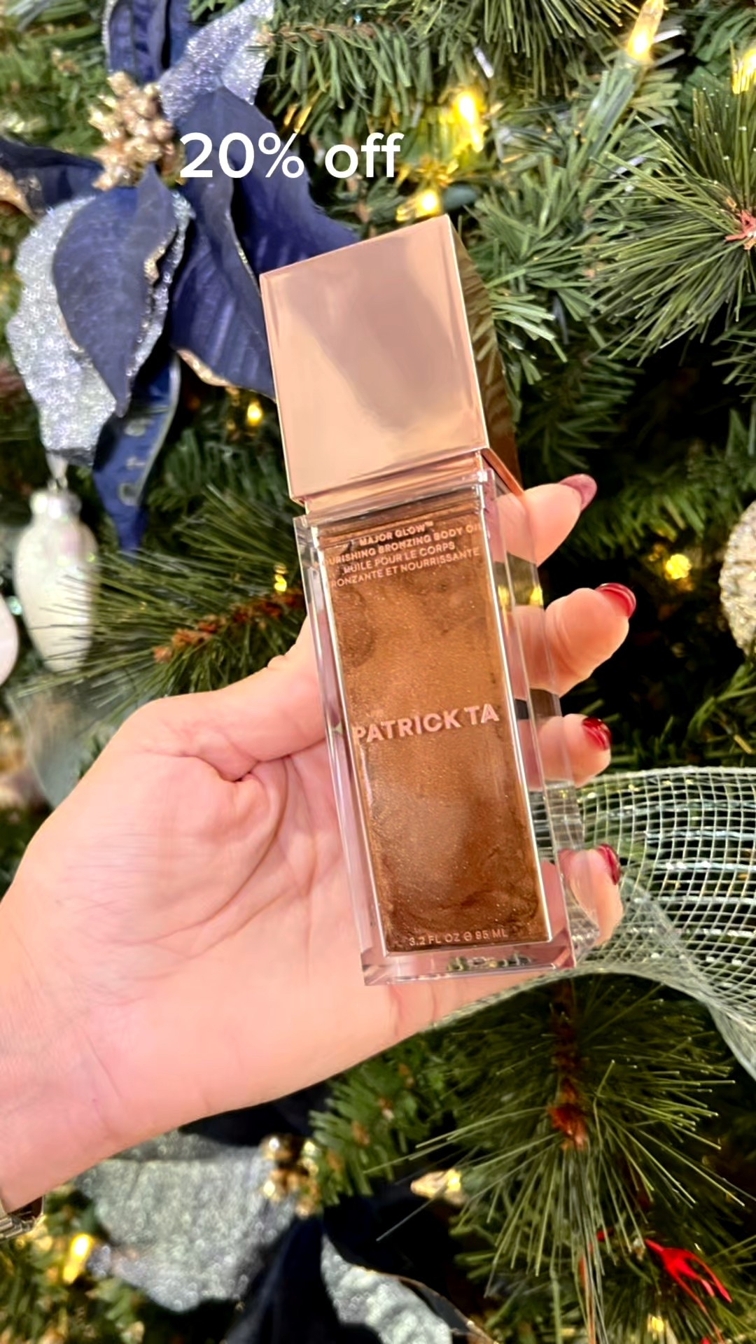 Get your holiday glow on with Patrick Tas bronzing body oil and get 20% off site wide! Makes a great gift !

#LTKGiftGuide #LTKBeauty #LTKCyberWeek