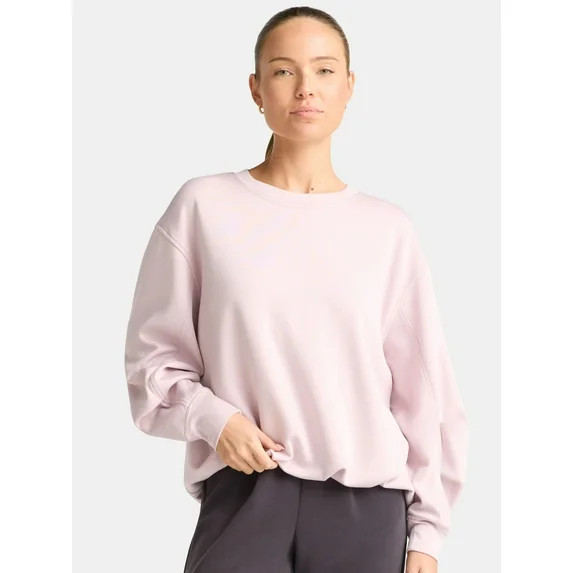 Avia Women's Knit Bubble Top with Long Sleeves, Sizes XS-XXXL | Walmart (US)