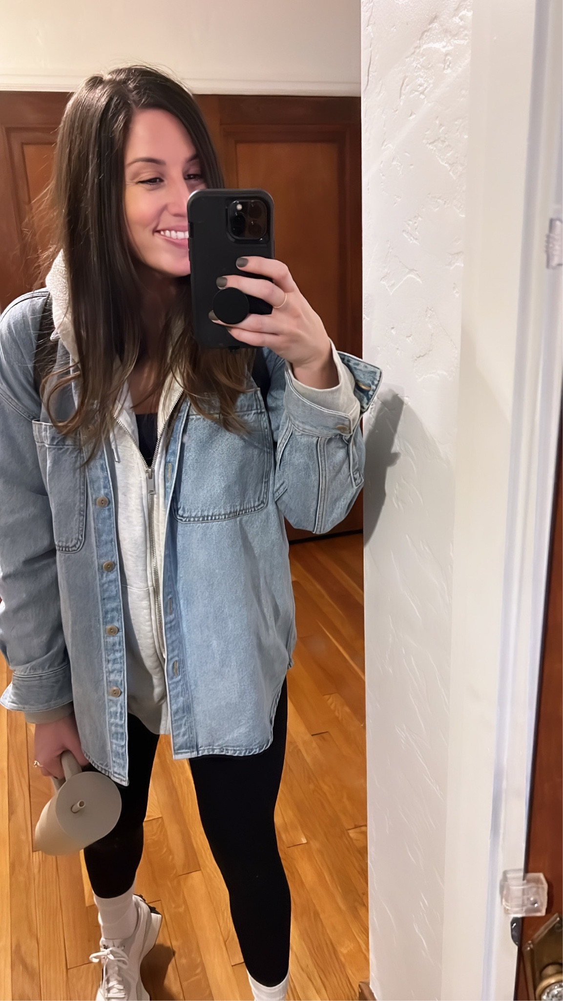 Perfect travel outfit!!

LOVE this denim shirt!!
*runs large- I’m wearing a M

#LTKfindsunder50 #LTKsalealert