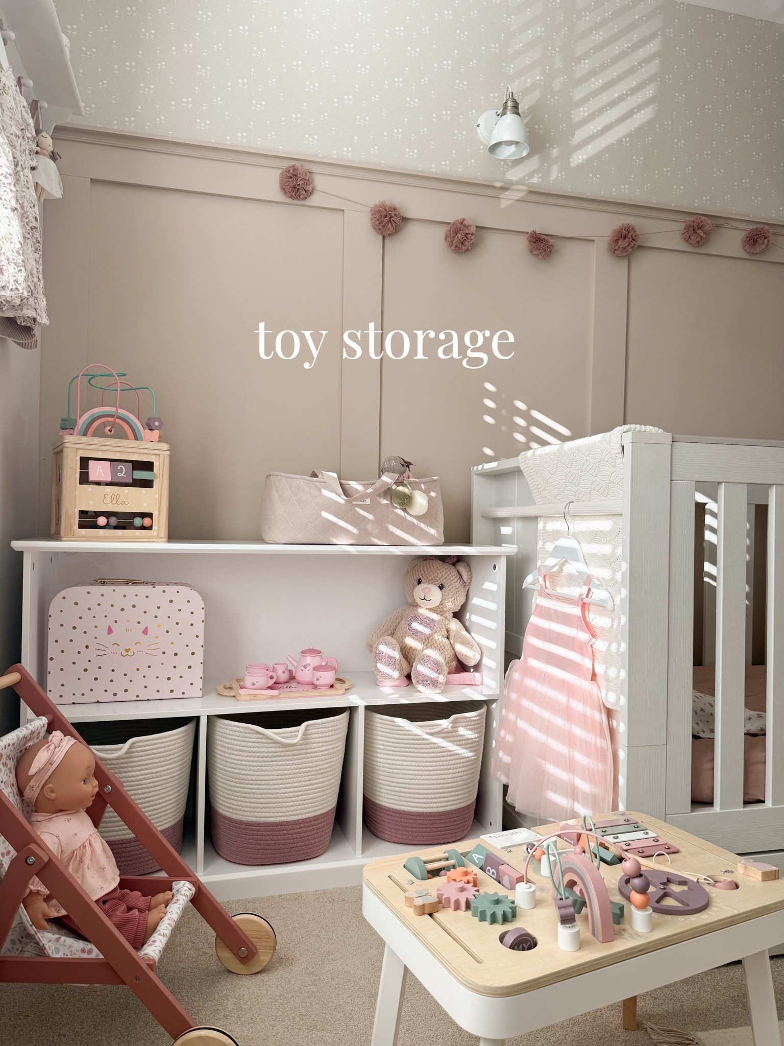 Toy storage for kids rooms 🌸

#LTKhome #LTKkids #LTKfamily