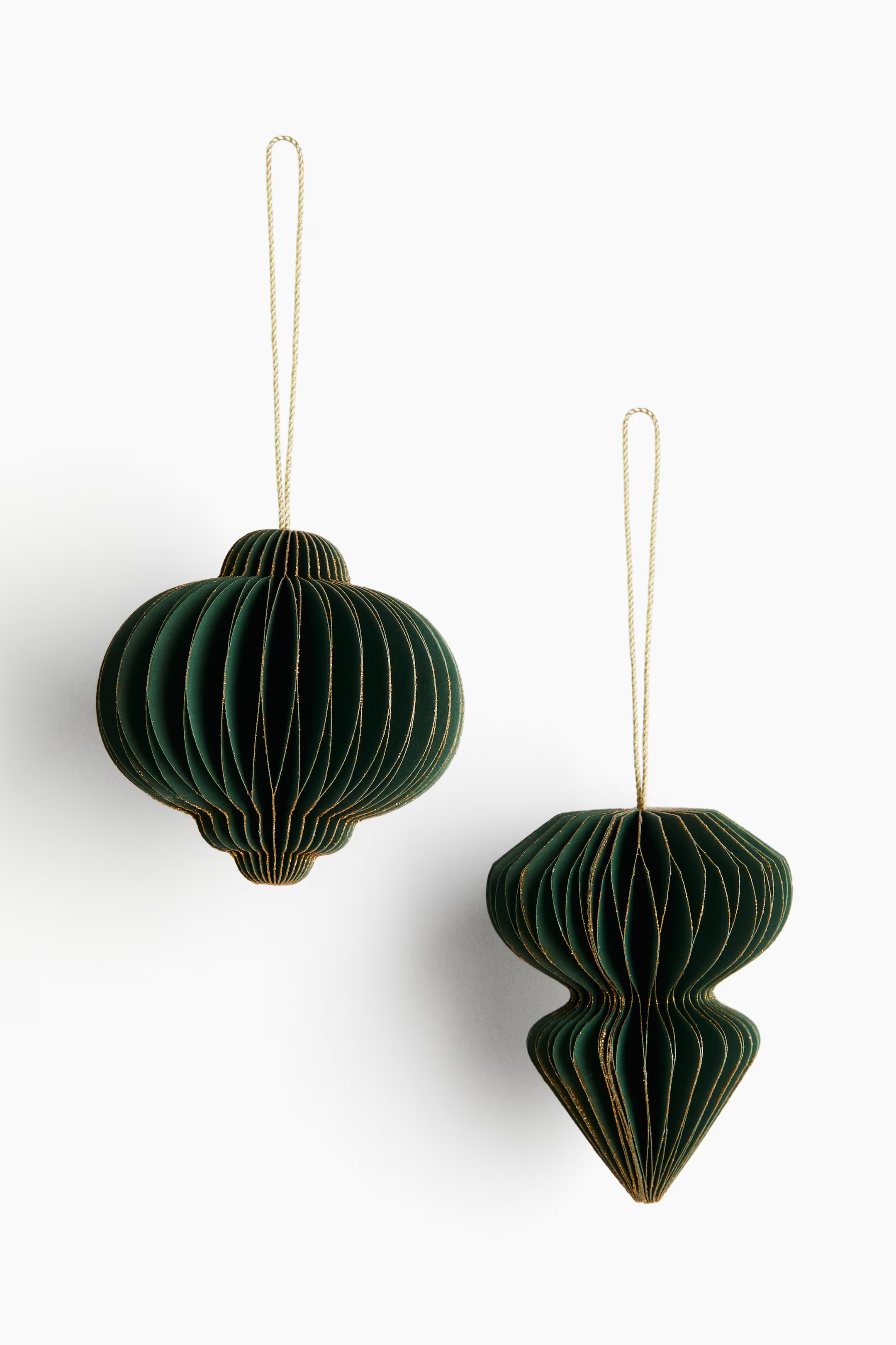 2-Pack Paper Ornaments | H&M (US + CA)