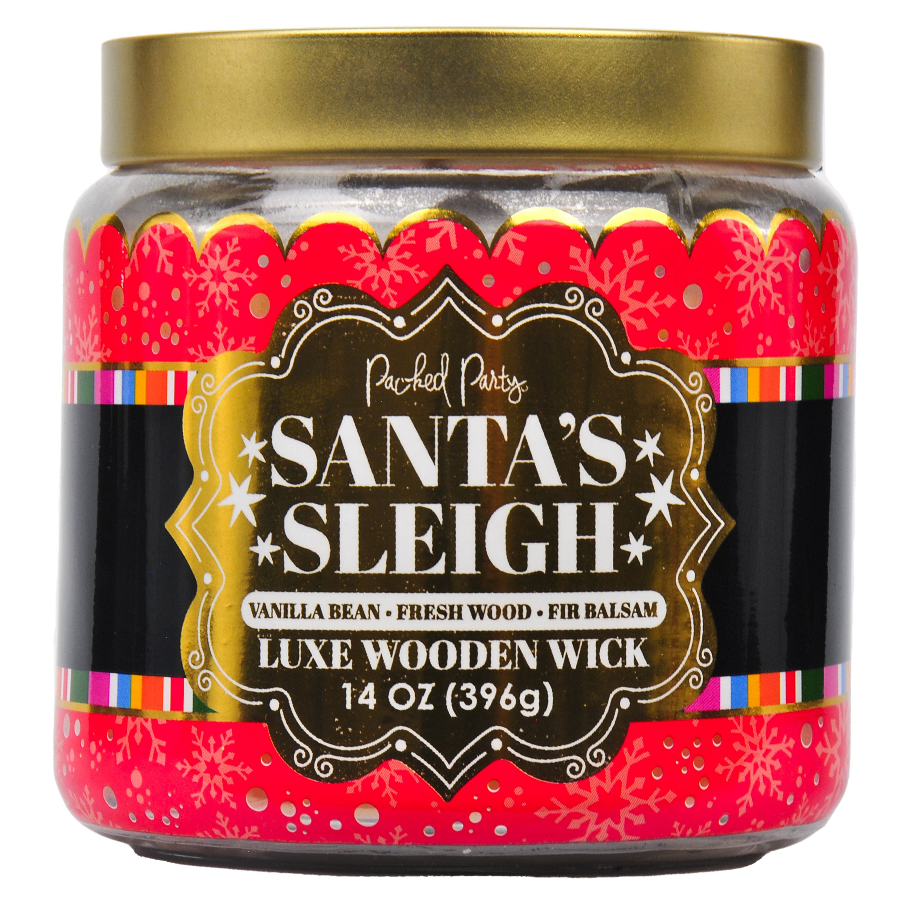 Packed Party Wrap 2 Wick Santa's Sleigh Candle, 14 Ounce | Walmart (US)