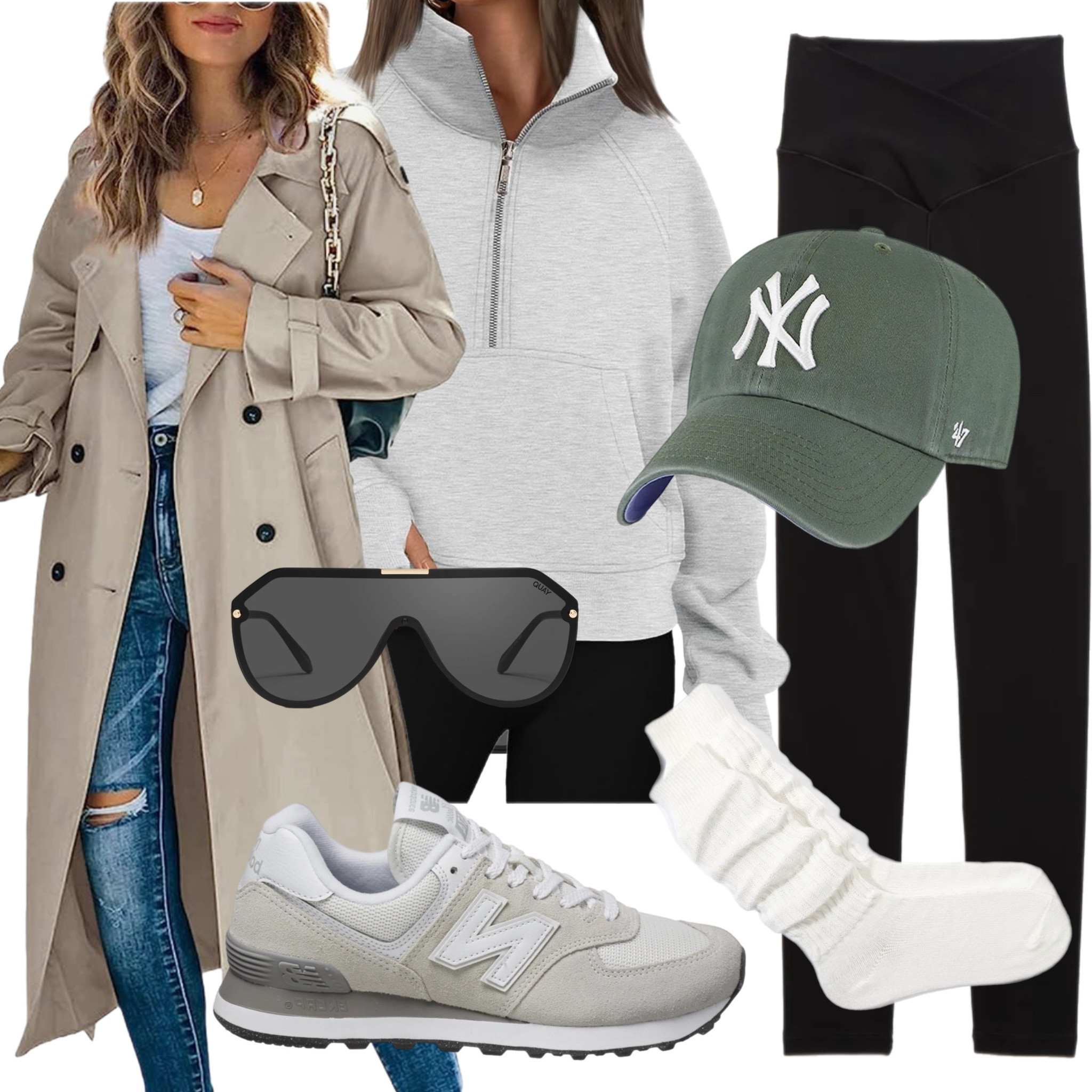 Layering looks for fall and winter!

Trench coat
Designer dupe sweatshirt 
Leggings
Sneakers

#LTKfindsunder50 #LTKstyletip #LTKSeasonal