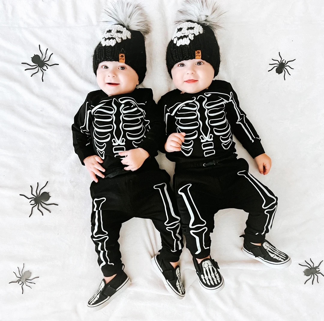 GLOW in the DARK SKELETON Costume Toddler Boy Halloween - Etsy | Etsy (US)
