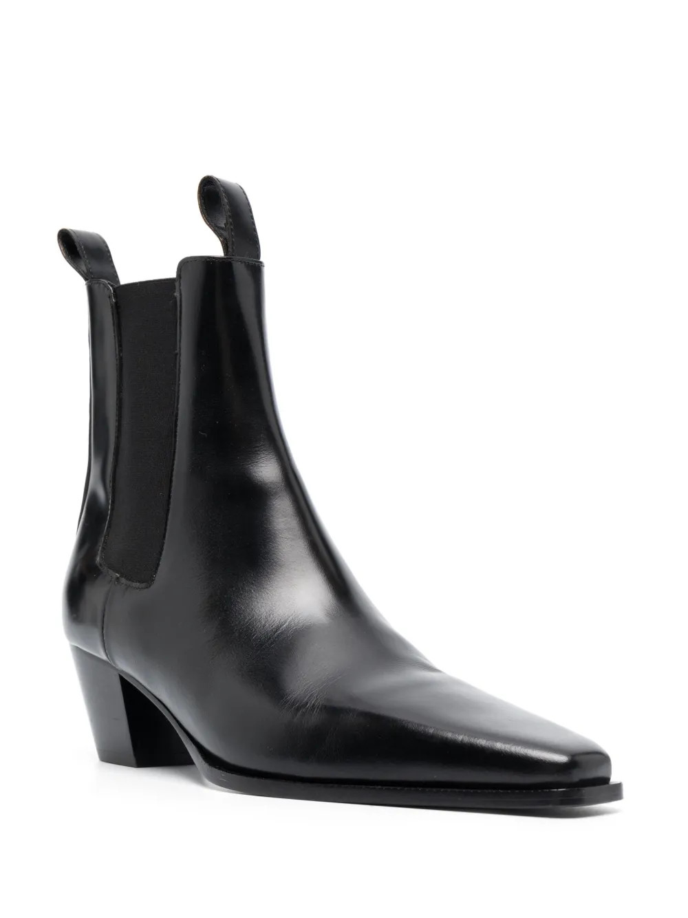 TOTEME 50mm The City Cowboy Boots | Black | FARFETCH | Farfetch Global