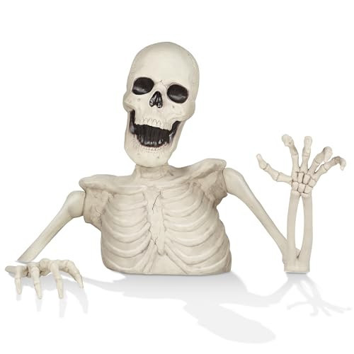 BOO BOX 35" Groundbreaking Skeleton - Outdoor Halloween Decorations for Porch or Yard | Amazon (US)