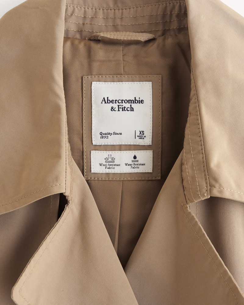 Women's Oversized Trench Coat | Women's Coats & Jackets | Abercrombie.com | Abercrombie & Fitch (US)