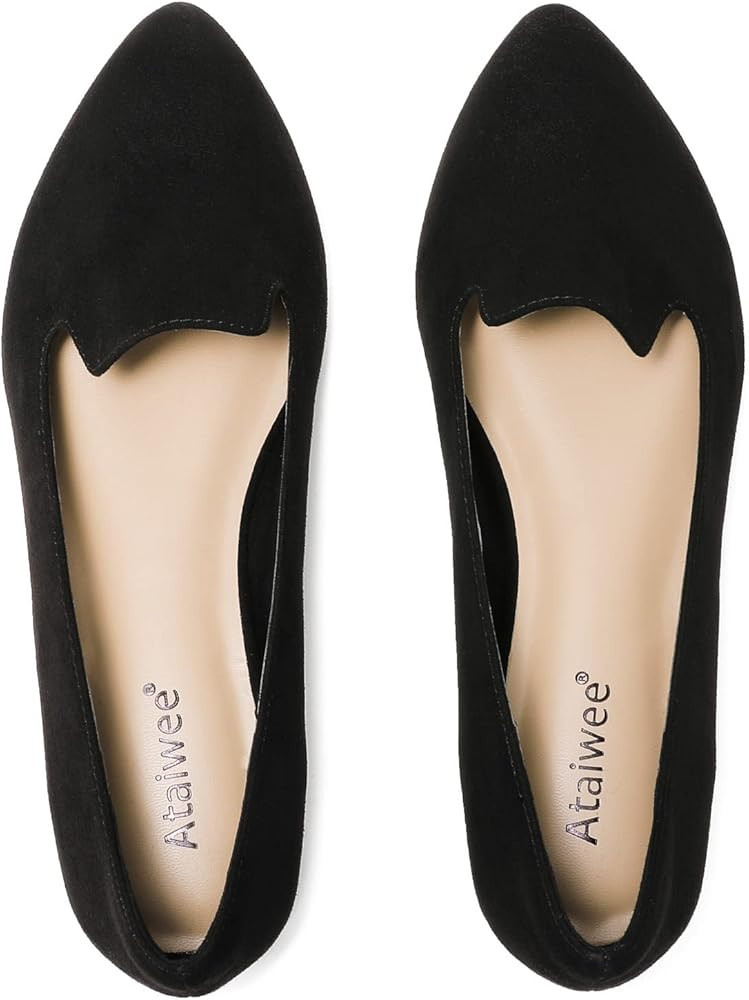 Ataiwee Women's Wide Width Ballet Flats. | Amazon (US)
