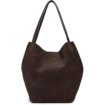 Madewell Women's The Shopper Tote in Soft Grain Suede | Amazon (US)