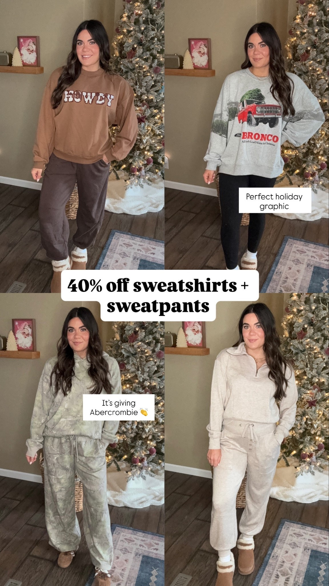 40% off sweatshirts & sweatpants

#LTKSaleAlert #LTKFindsUnder50 #LTKCyberWeek