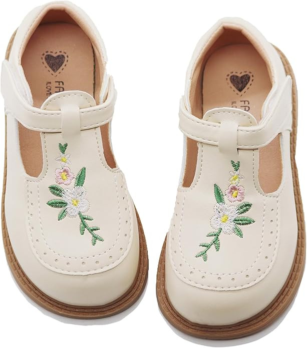 Girls Dress Shoes Toddler Mary Janes Shoes Little Girl School Uniform Oxford Shoes for Girl Flats | Amazon (US)