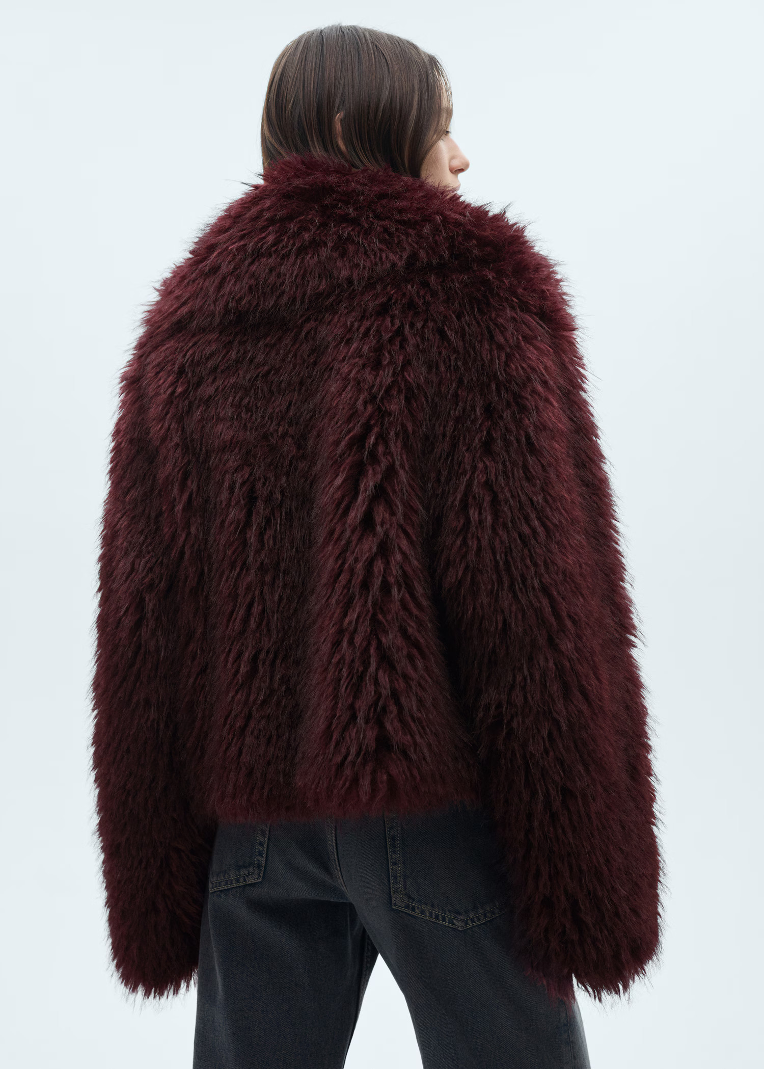 Fur jacket with lapels - Women | MANGO USA | Mango (US/MX/AU)