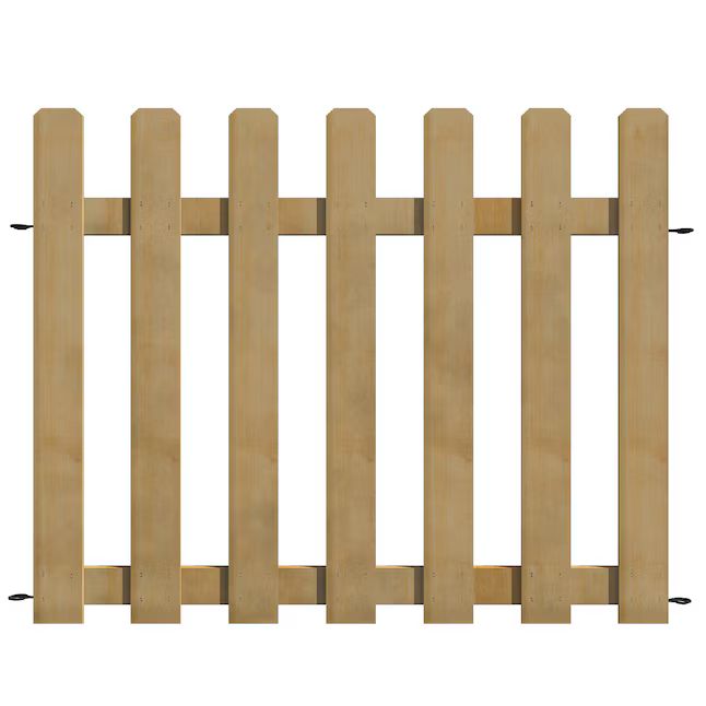 YARDLINK 2.83-ft x 3.79-ft Cedar Dog Ear Fence Panel | Lowe's