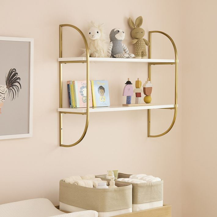 Curved Polished Shelves (24"–36") | West Elm (US)