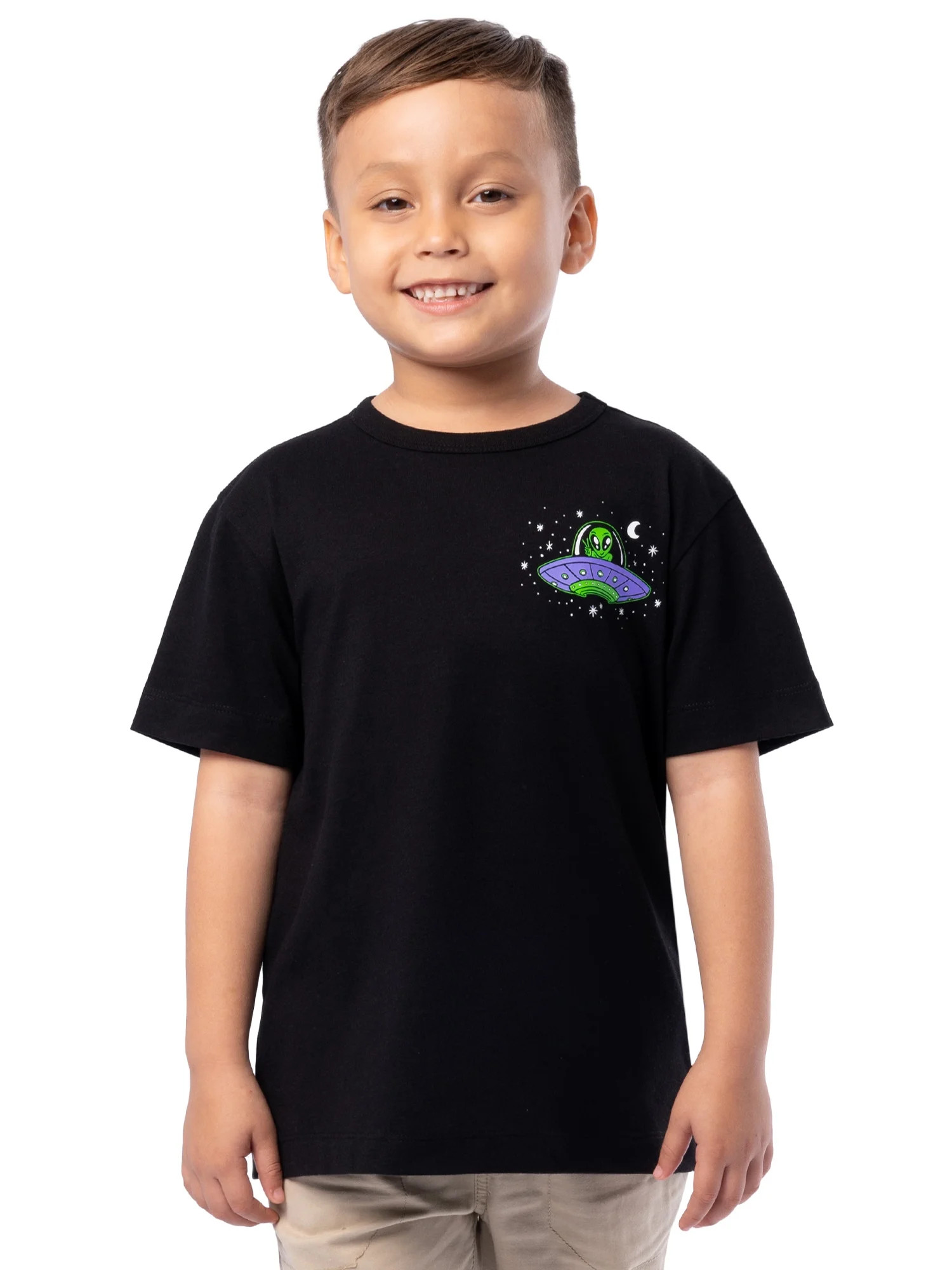 Wonder Nation Boys Short Sleeve Elevated Graphic T-Shirt, Sizes 4-18 & Husky | Walmart (US)