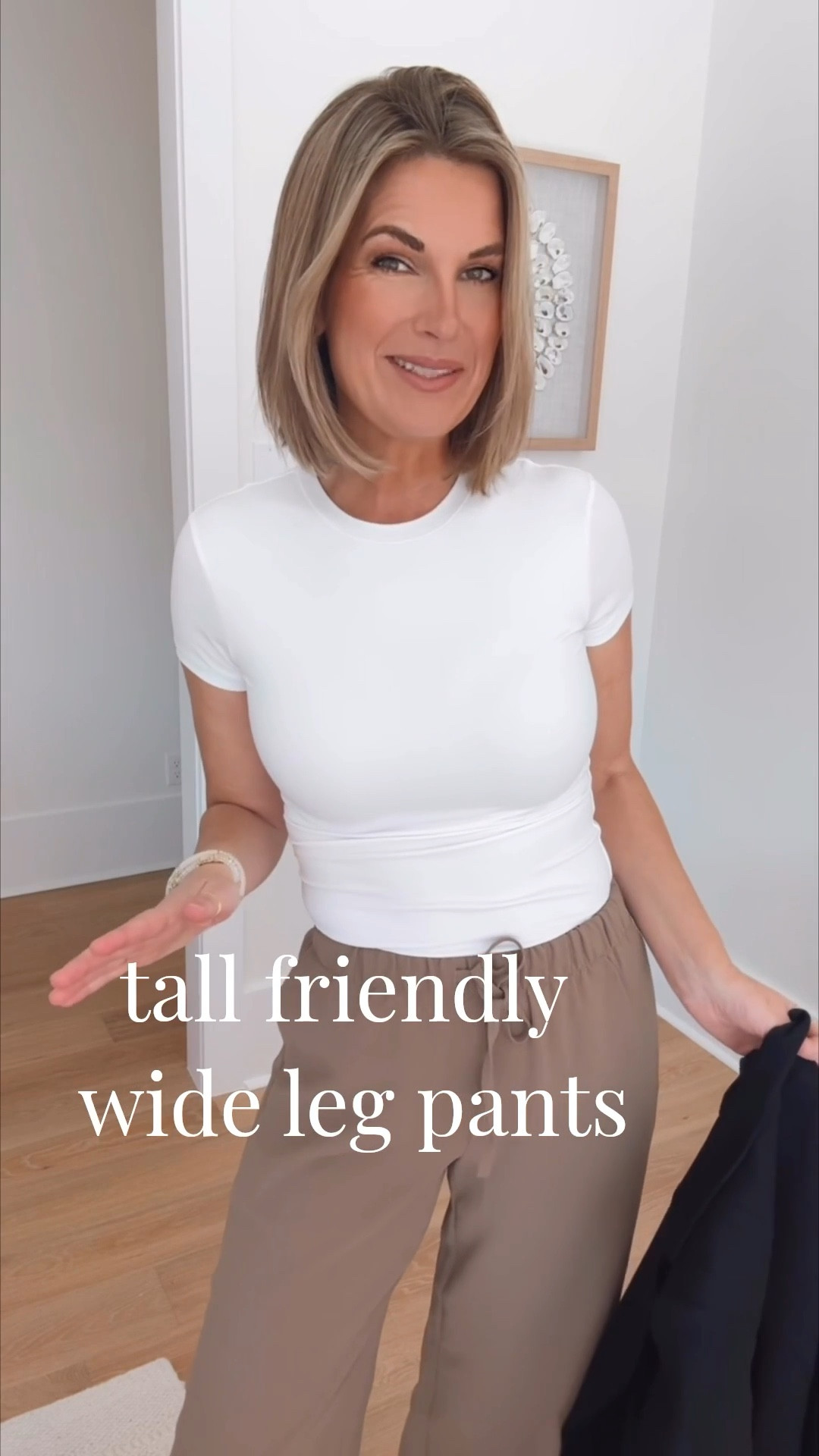I am 5’11” in small tall pants and small tops.  These basic tres are on sale right now!! Shoes true to size. Workwear.  Vacation outfit.  

#LTKWorkwear #LTKSaleAlert #LTKOver40
