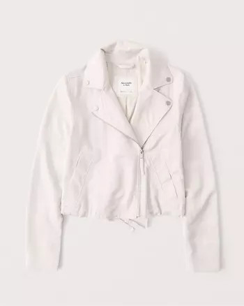 The Drapey Moto Jacket | Abercrombie & Fitch US & UK