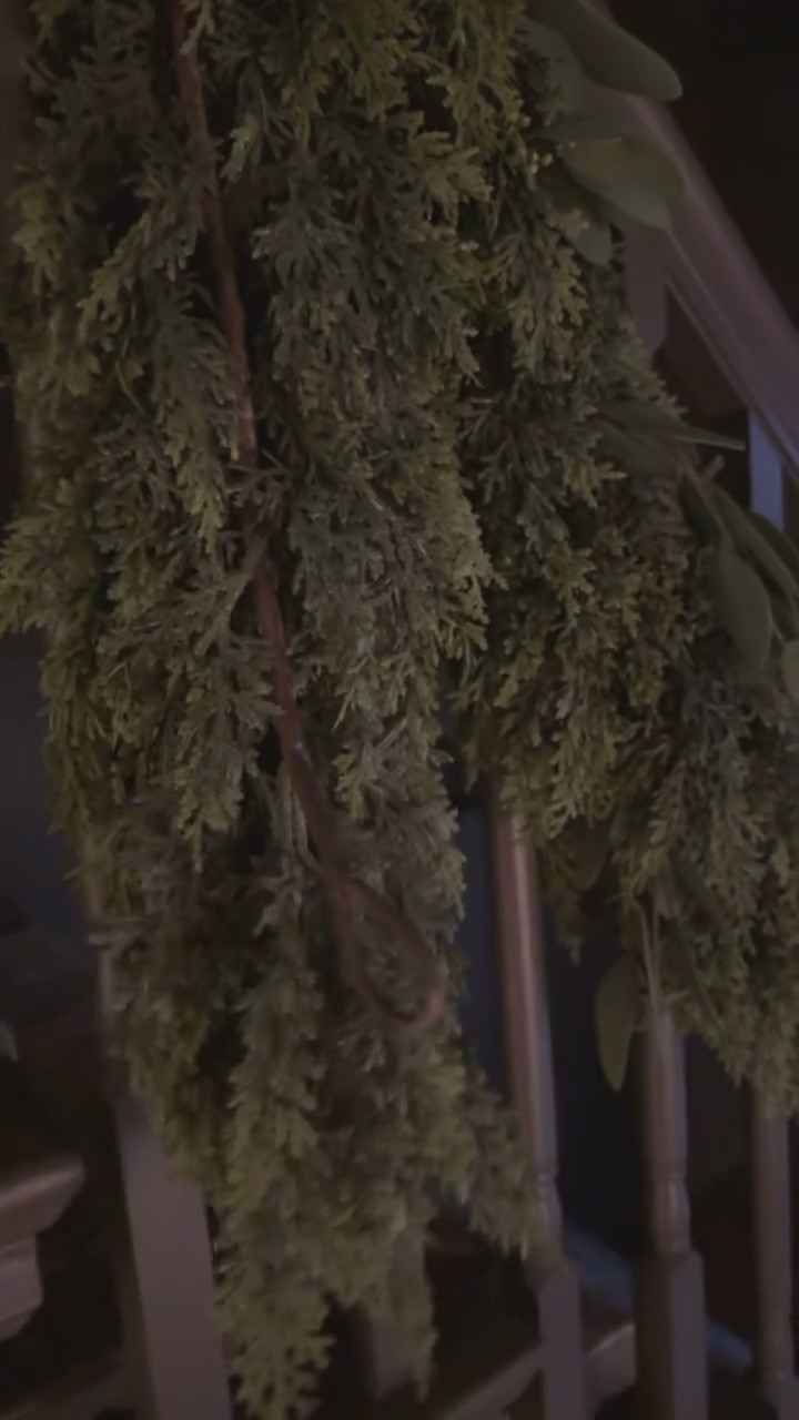 The perfect garland for the Holidays! 
#garland #fauxgarland #christmasgarland #christmasholidaydecor #holidaydecor #stairgarland #seasonalgarland

#LTKSeasonal #LTKHome #LTKHoliday