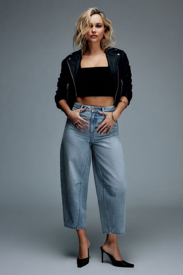 Blair Barrel Leg Jeans | Dynamite Clothing