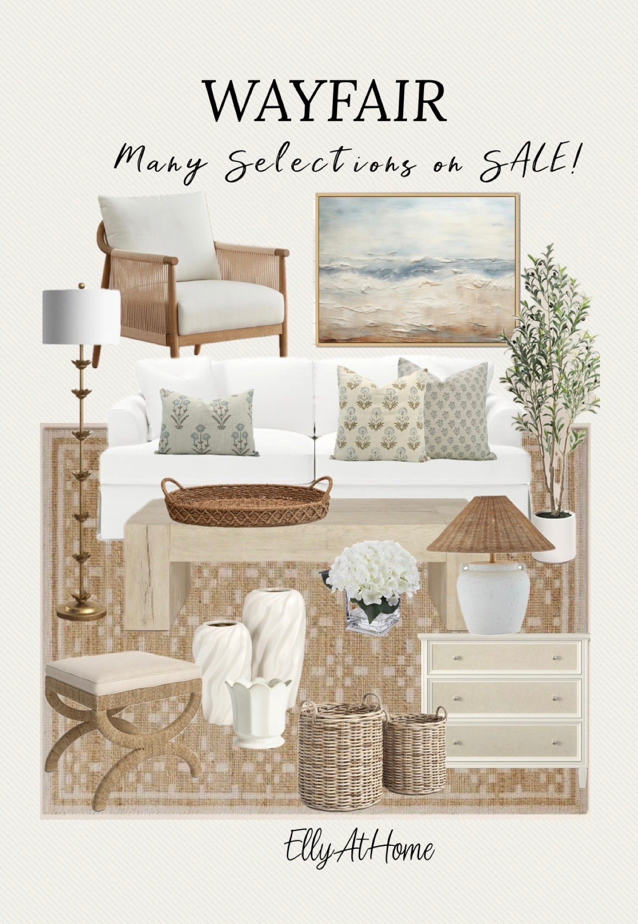 Wayfair summer living room styling! Many selections on sale! Shop furniture, rug, lighting, decor, throw pillows + more! Free shipping @Wayfair

#LTKdayinmylife #LTKHome #LTKSaleAlert