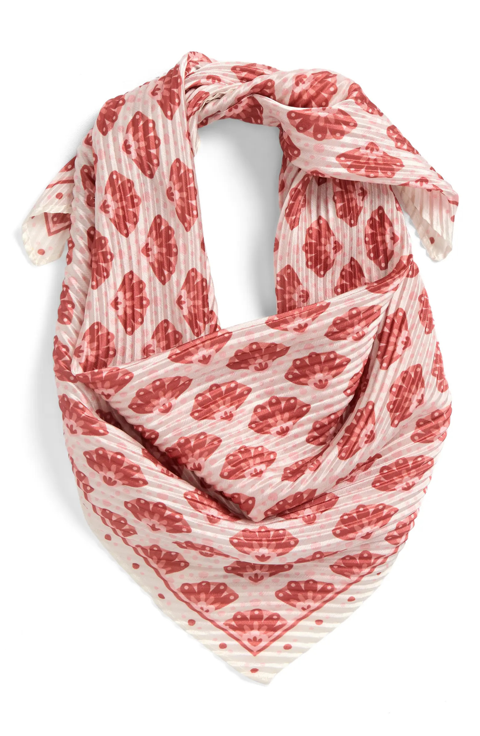 Pleated Satin Scarf | Nordstrom